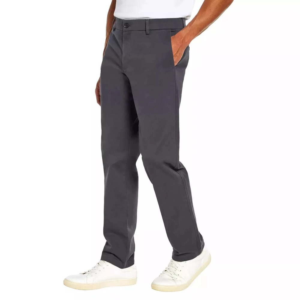 Banana Republic Chino Pants Men 40X32 Straight Fit Slim through Hip Thigh Gray